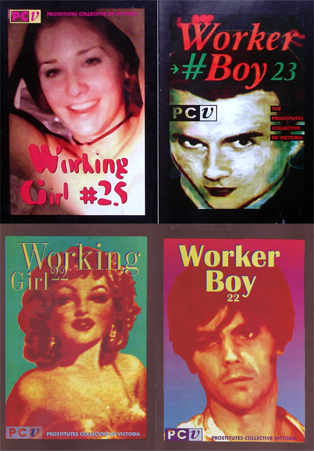 Working Girl, Worker Boy magazine covers